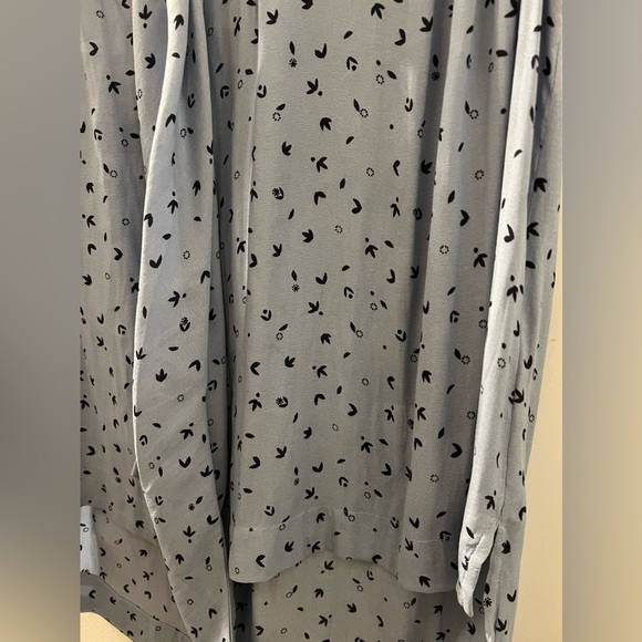 NWOT Free People Light Blue Patterned Top - Picture 6 of 9